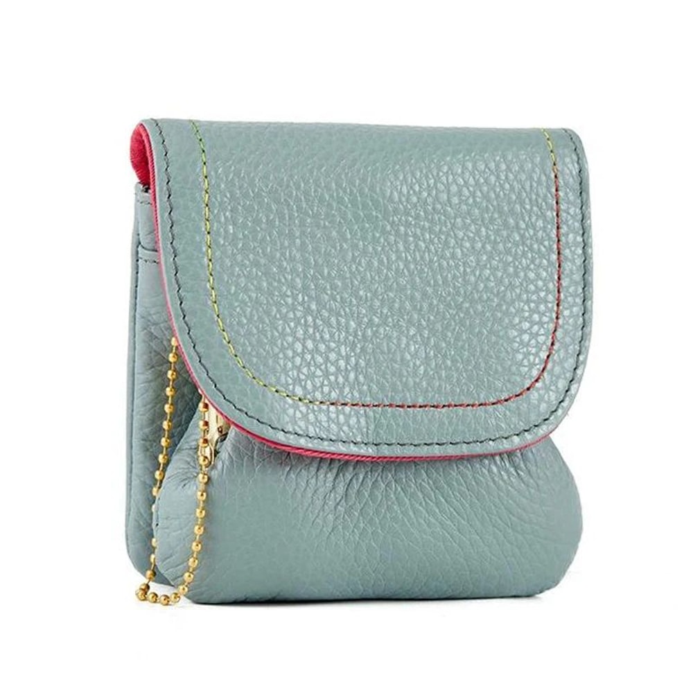 Genuine Leather Wallet For Women Cowhide LargeCapacity Card Coin Organizer 11