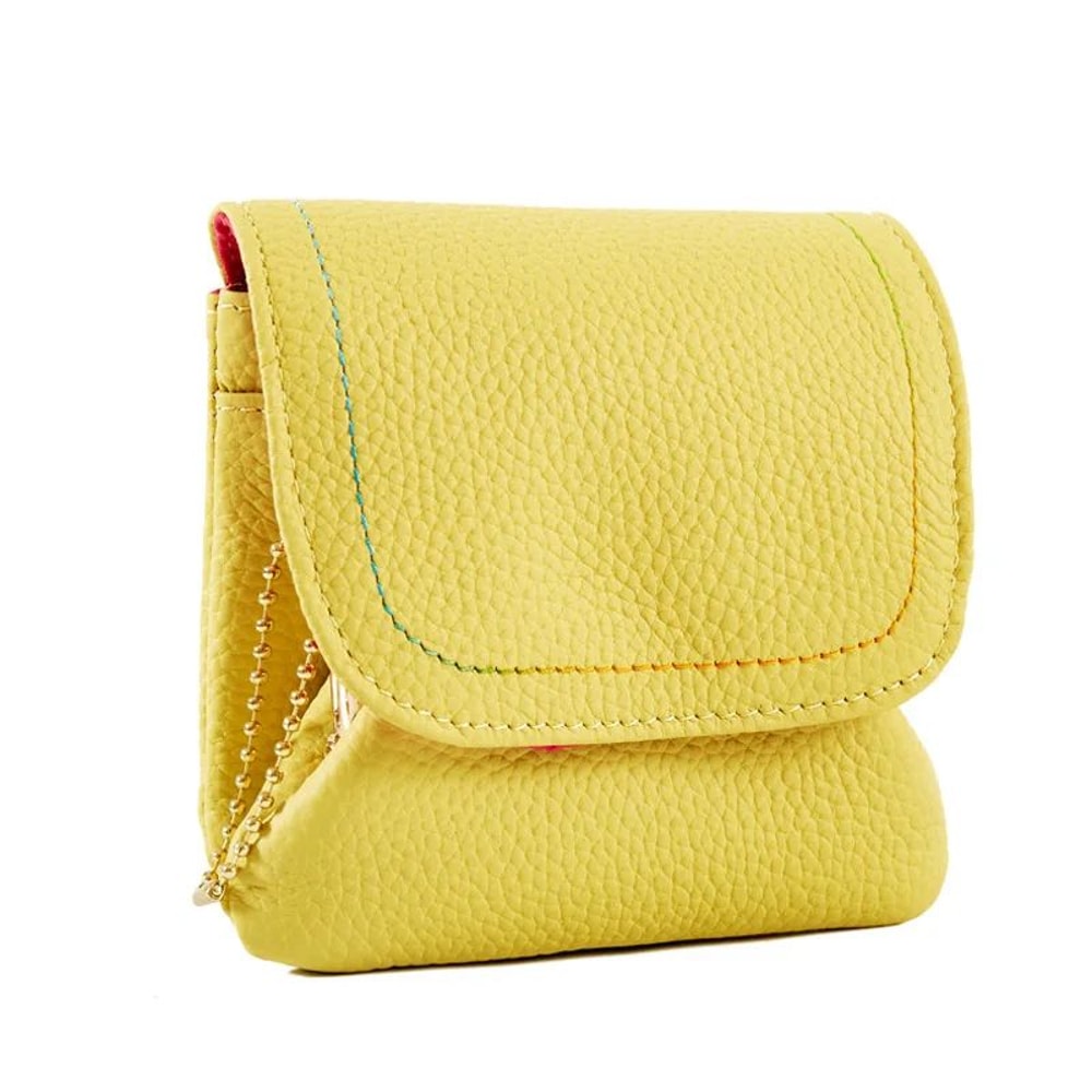 Genuine Leather Wallet For Women Cowhide LargeCapacity Card Coin Organizer 15