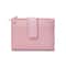 Everyday Compact Womens Wallet PU Leather Short Bifold With Zipper Coin Pocket Snap Closure 8