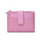 Everyday Compact Womens Wallet PU Leather Short Bifold With Zipper Coin Pocket Snap Closure 11