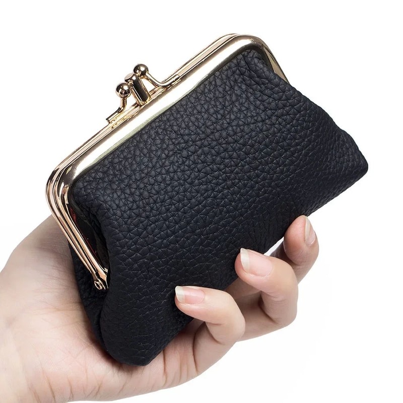 Everyday Genuine Leather Womens Wallet Small Hasp Coin Purse With Roomy Change Storage 1
