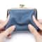 Everyday Genuine Leather Womens Wallet Small Hasp Coin Purse With Roomy Change Storage 4