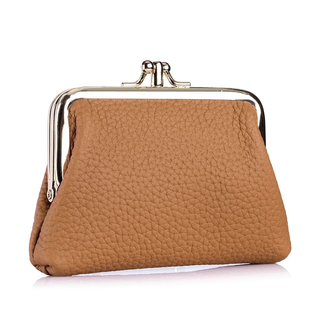 Everyday Genuine Leather Womens Wallet Small Hasp Coin Purse With Roomy Change Storage 17