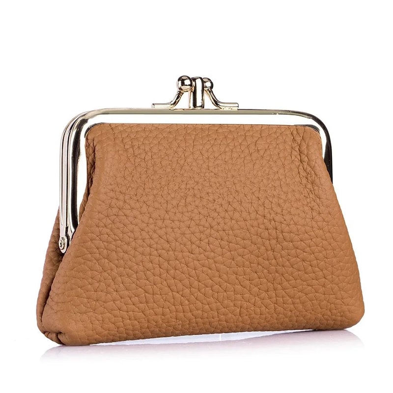 Everyday Genuine Leather Womens Wallet Small Hasp Coin Purse With Roomy Change Storage 17