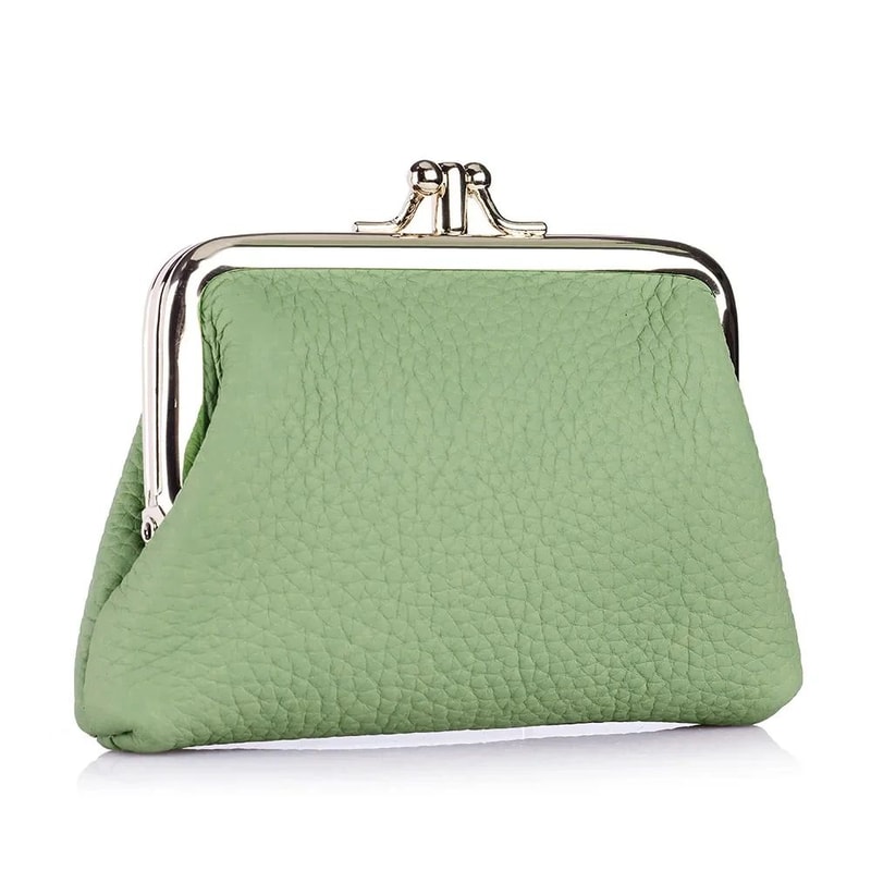 Everyday Genuine Leather Womens Wallet Small Hasp Coin Purse With Roomy Change Storage 12