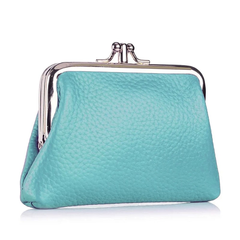 Everyday Genuine Leather Womens Wallet Small Hasp Coin Purse With Roomy Change Storage 15