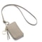 Genuine Leather Keychain Wallet Mini Card Holder With Zipper Coin Pouch 9