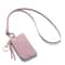Genuine Leather Keychain Wallet Mini Card Holder With Zipper Coin Pouch 10