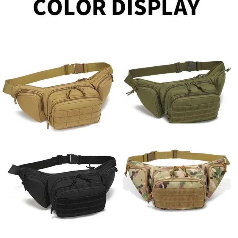 AllPurpose Tactical Outdoor Waist Pack Versatile Hiking Waist Pack Tactical Waist Bag For Travel 0