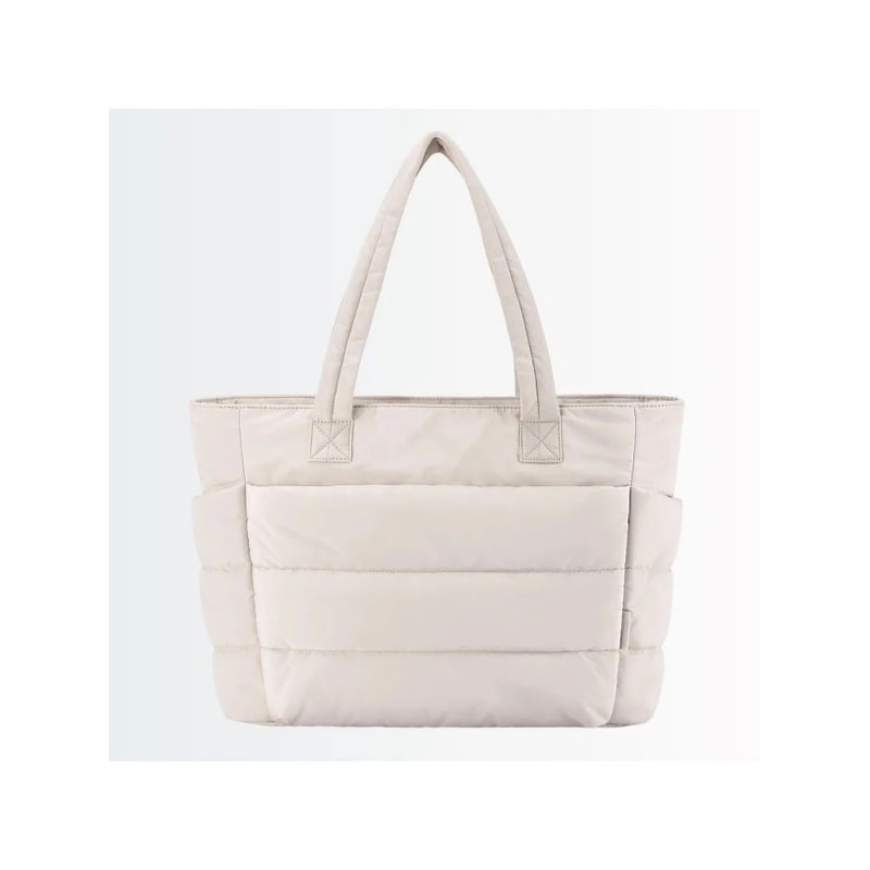 Minimalist Puffy Nylon Tote Bag For Women Lightweight LargeCapacity Everyday Handbag 6