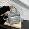 Puffer Tote Bag For Women Quilted Lightweight LargeCapacity Shoulder Handbag With Adjustable Strap 0