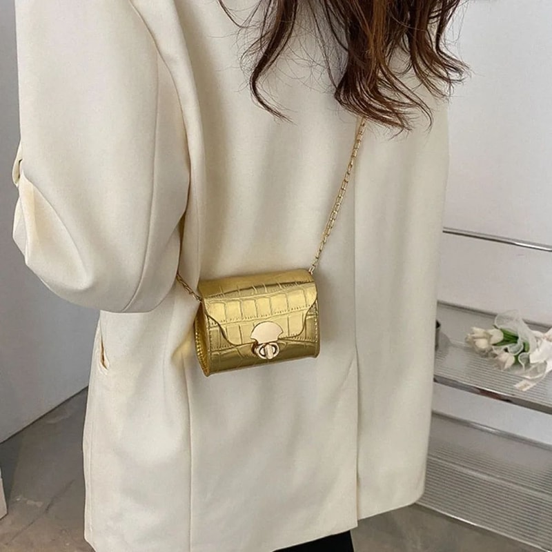 Mini Box Crossbody Bag For Essentials Small Shoulder Mini Handbag 0