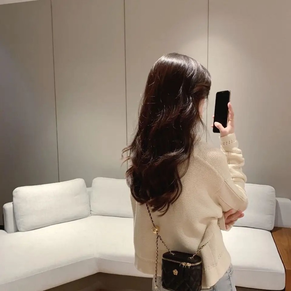 Luxury Mini Quilted Chain Crossbody Bag Elegant DiamondCheck PU Leather Handbag 3