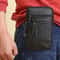 Rugged Mens Leather Waist Crossbody Bag Convertible Belt Sling With Long Strap 2