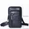 Rugged Mens Leather Waist Crossbody Bag Convertible Belt Sling With Long Strap 4
