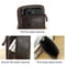 Rugged Mens Leather Waist Crossbody Bag Convertible Belt Sling With Long Strap 5