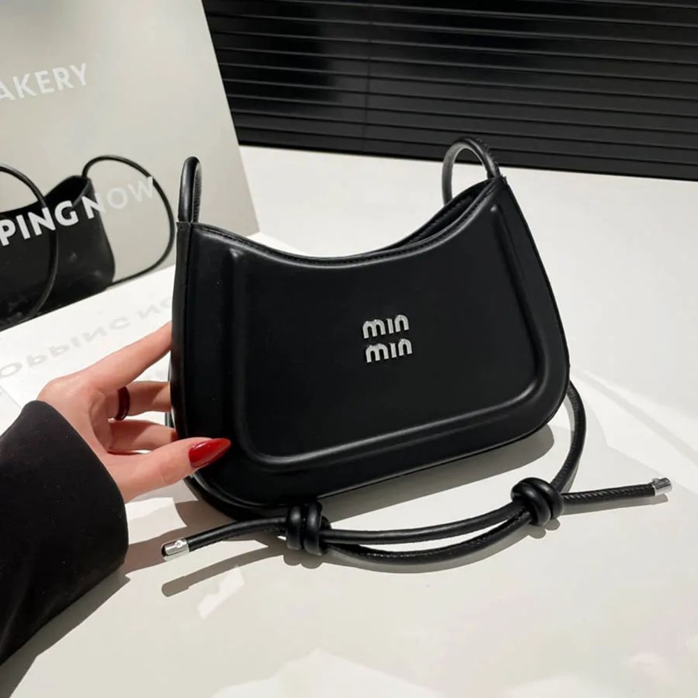 Autumn Luxe Crescent Crossbody Bag For Women HighEnd Shoulder Handbag 0