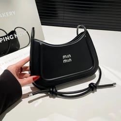 autumn luxe crescent crossbody bag for women – high-end shoulder handbag