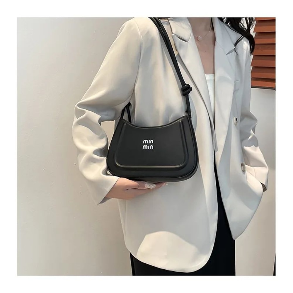 Autumn Luxe Crescent Crossbody Bag For Women HighEnd Shoulder Handbag 5