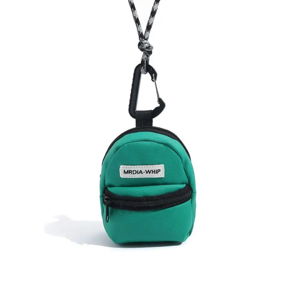 Neck Lanyard Wallet Mini Coin Purse With Zipper Earphone Storage Pouch 9