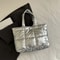 LargeCapacity Quilted Puffer Tote Bag For Women Lightweight Waterproof Shoulder Bag 6
