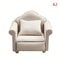 Cozy Neutral Dollhouse Mini Sofa Set With Pillows For Miniature Living Room Decor 5