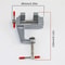 Mini Aluminum Bench Vise Table Clamp Compact Mini Bench Vise For DIY Crafting Electronics 4