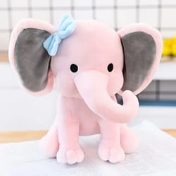 premium cuddly sleeping elephant doll plush – ultra-soft elephant plush toy for kids & gift giving