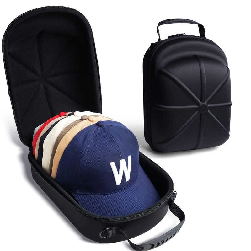 Hard Shell Hat Travel Case EVA Baseball Cap Carrying Case To Protect Store And Display Caps 0