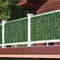 LushShield 1M3M Artificial Privacy Fence Screen Realistic Green Leaf Fence Panels For Garden Balco 2