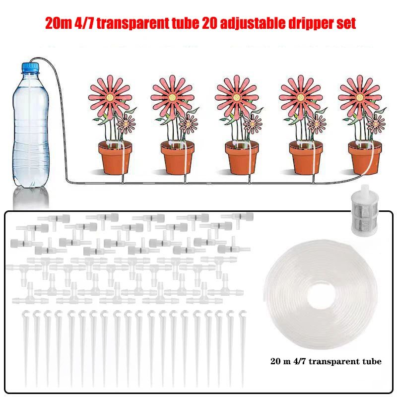 SmartSave Pro Drip Irrigation Kit With Regulating Valve Precision Potted Plant Watering System For 12