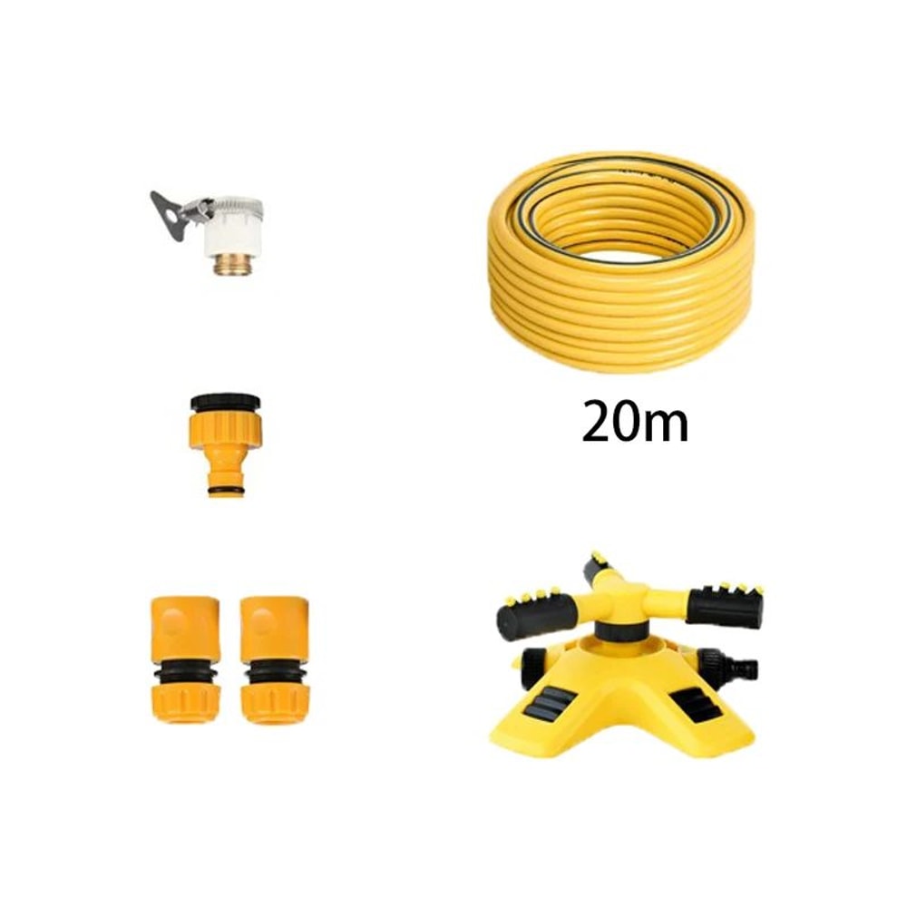 360 Rotating Lawn Sprinkler Set With Adjustable Spray Arms For LargeArea Watering 10