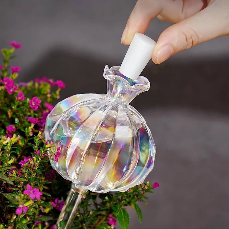 Glass SelfWatering Plant Bulbs Automatic Watering Globes For Indoor Plants 1
