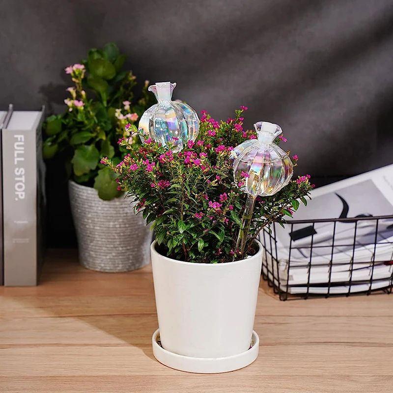 Glass SelfWatering Plant Bulbs Automatic Watering Globes For Indoor Plants 2