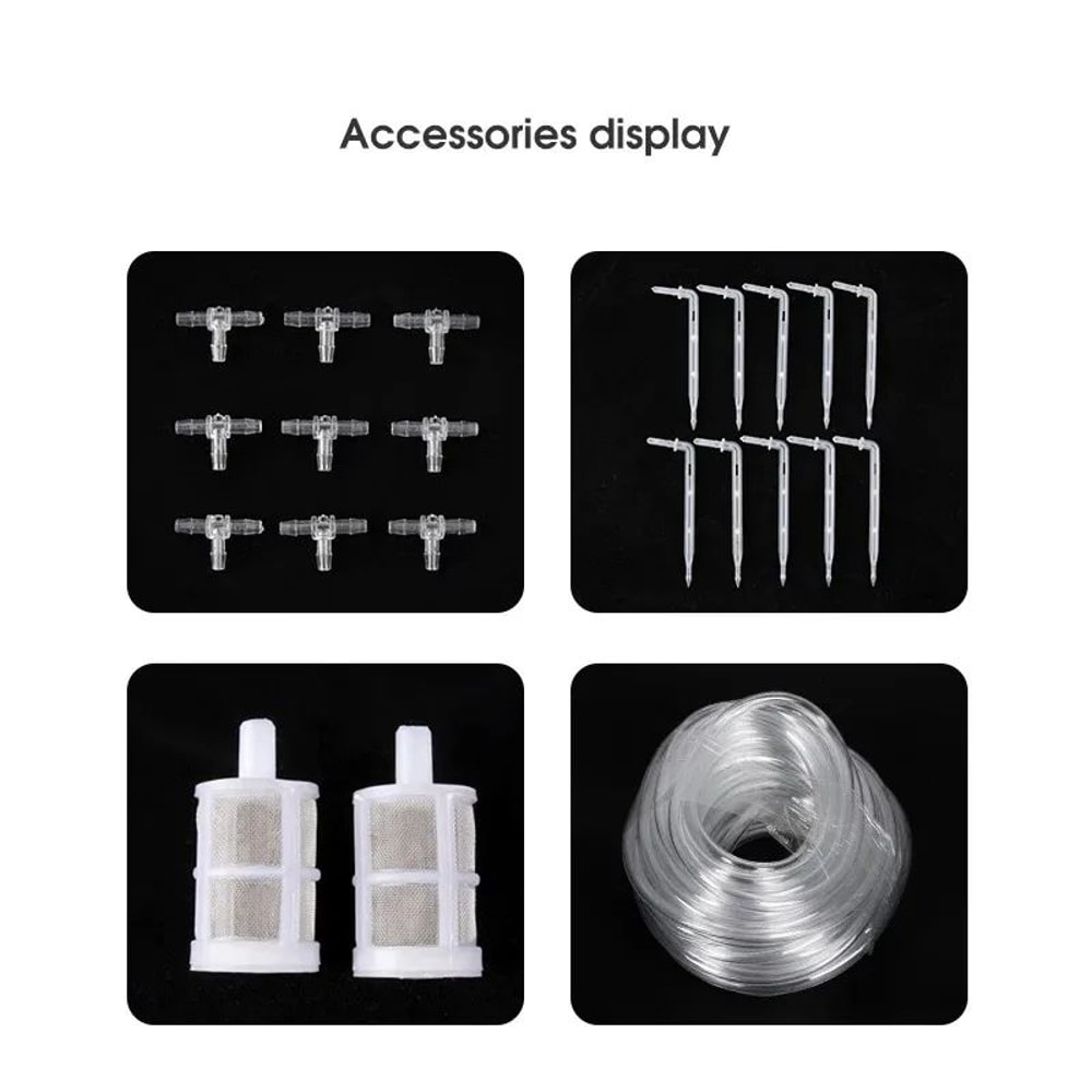 Solar Smart DualZone Garden Irrigation Controller Automatic Drip Watering System 5