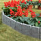 Imitation Stone Garden Fence NoDig Border Stakes For Garden Border Edging 510pc Set 2