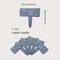 Imitation Stone Garden Fence NoDig Border Stakes For Garden Border Edging 510pc Set 6