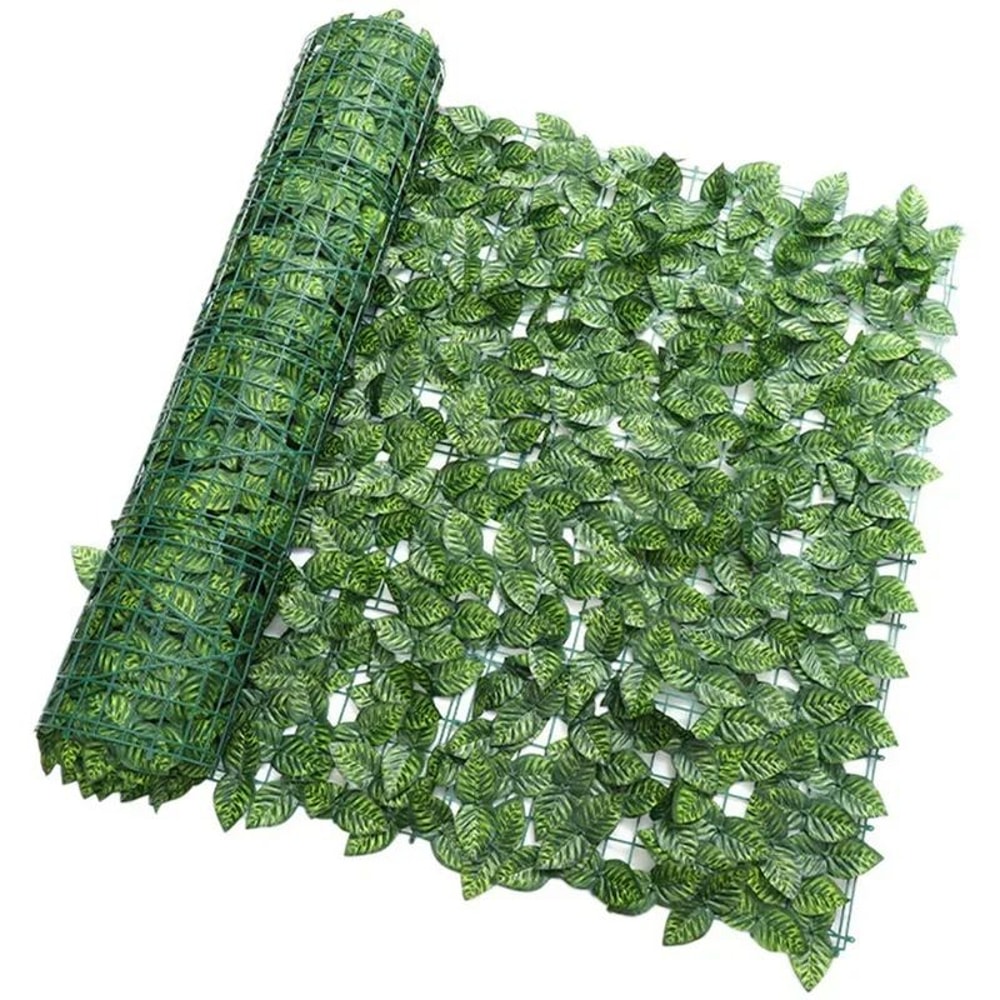 LushView Artificial Green Leaf Privacy Fence For Balcony Garden 2