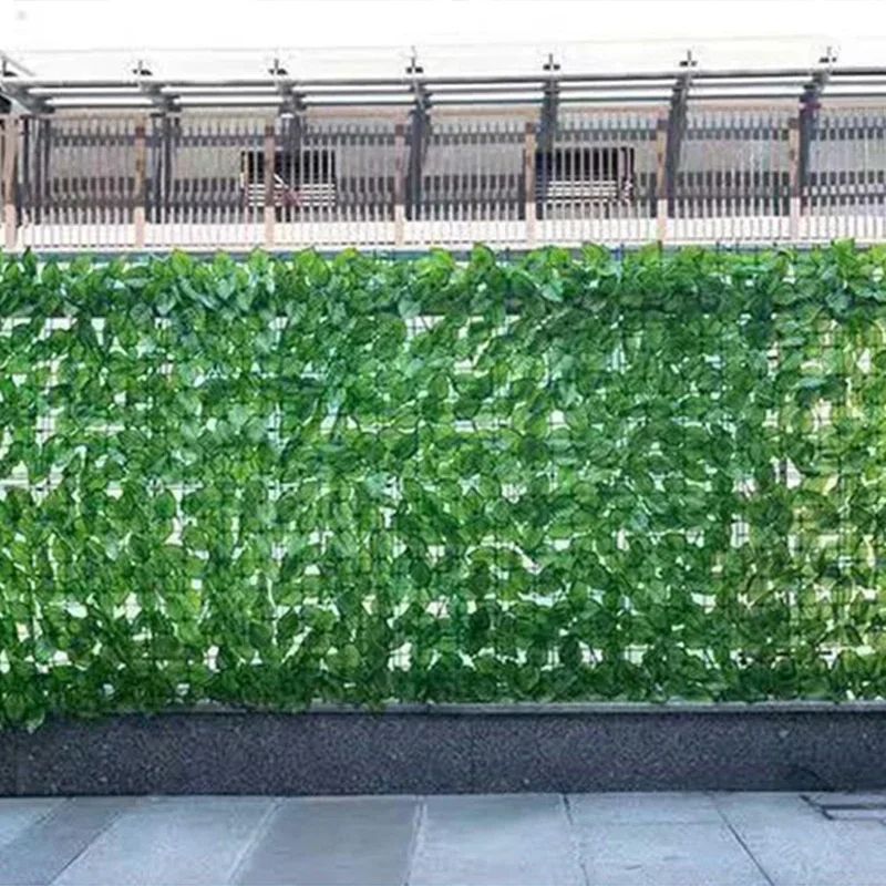 LushView Artificial Green Leaf Privacy Fence For Balcony Garden 4