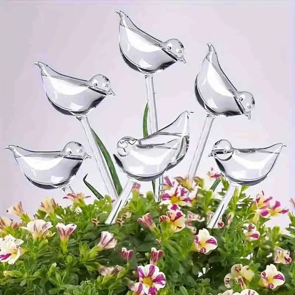 BirdShaped Automatic Plant Waterer Self Watering Spikes 25 Pack For Potted Plants 0