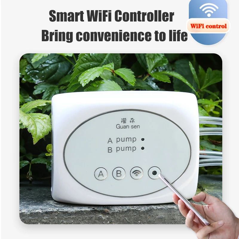 WiFi Smart Garden Irrigation Controller Kit AppControlled Automatic Drip Watering Timer 5