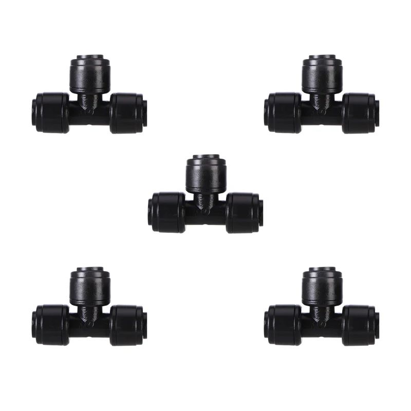 14 635mm QuickConnect Tee Elbow Water Connector With Micro Tubing Cutter For Drip Irrigation And A 9