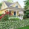 Artificial Ivy Telescopic Garden Fence With Faux Green Leaves 2