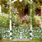 Artificial Ivy Telescopic Garden Fence With Faux Green Leaves 3
