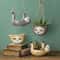 Ceramic Hanging Sloth Planter Pot Cute Animal Hanging Succulent Planter For Indoor Decor 2