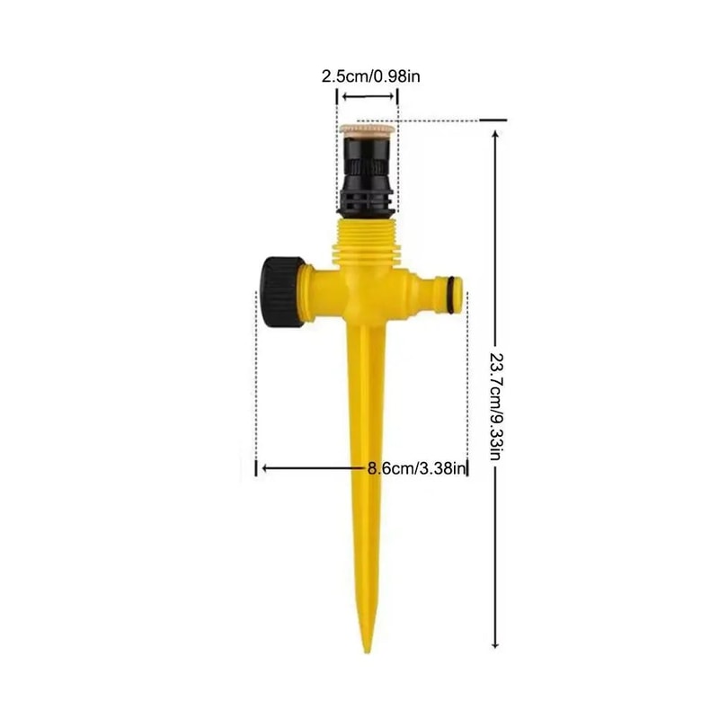 360 Degree Rotating Lawn Sprinkler For LargeArea Garden Irrigation 3