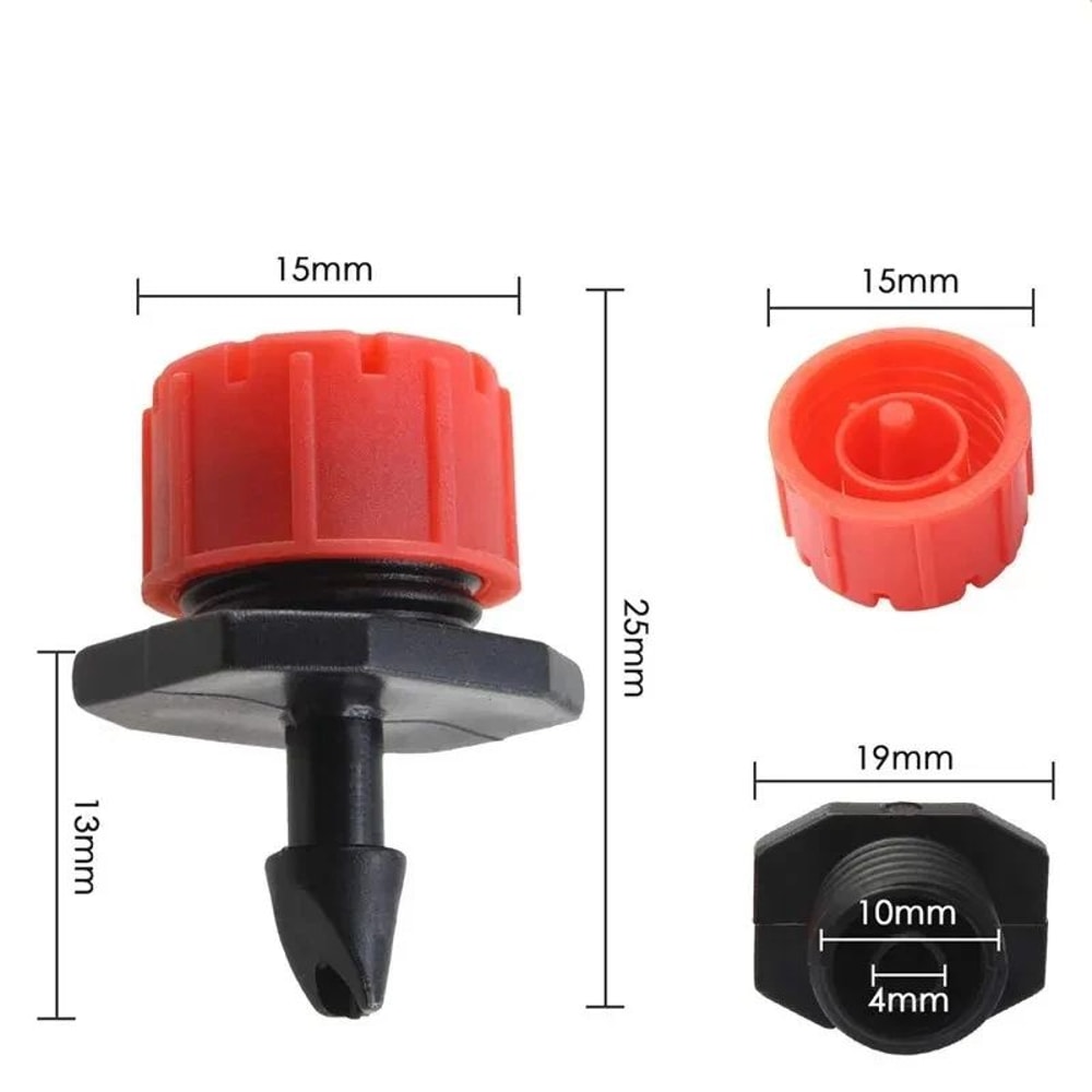 Adjustable 47mm Micro Drip Irrigation Emitters For Balconies Gardens Greenhouses 101000pcs 2