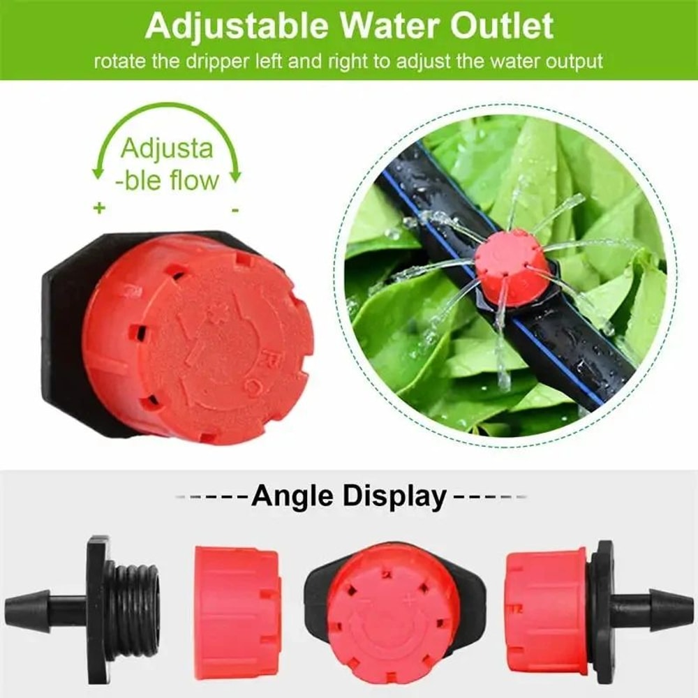 Adjustable 47mm Micro Drip Irrigation Emitters For Balconies Gardens Greenhouses 101000pcs 4