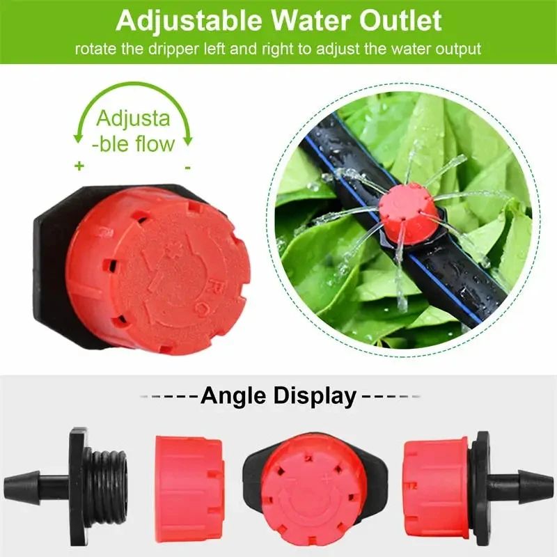 Adjustable 47mm Micro Drip Irrigation Emitters For Balconies Gardens Greenhouses 101000pcs 4