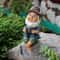 Whimsical Fishing Gnome Statue Resin Garden Figurine For Outdoor Garden Decor 1